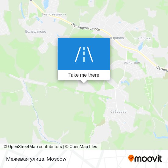 Межевая улица map