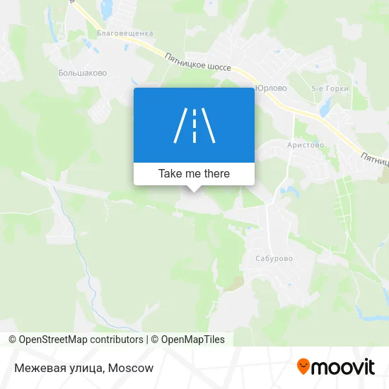 Межевая улица map