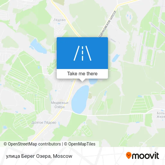 улица Берег Озера map