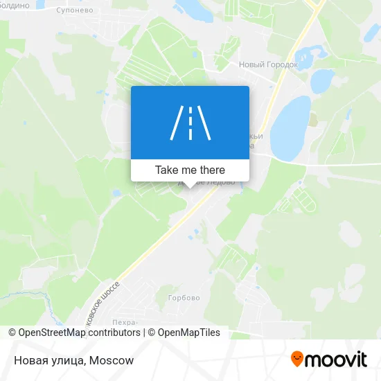 Новая улица map