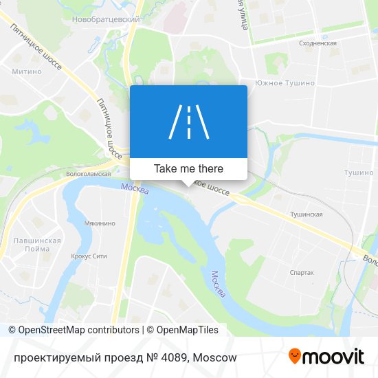 проектируемый проезд № 4089 map