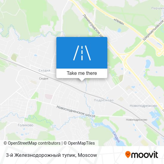 3-й Железнодорожный тупик map