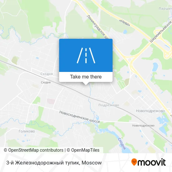 3-й Железнодорожный тупик map