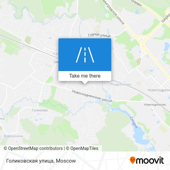 Голиковская улица map