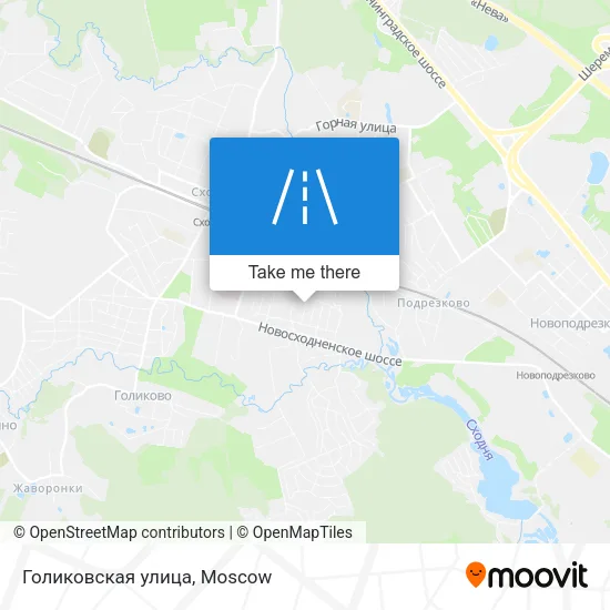 Голиковская улица map