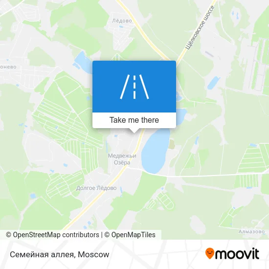 Семейная аллея map