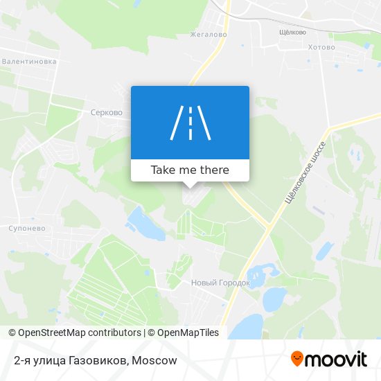 2-я улица Газовиков map