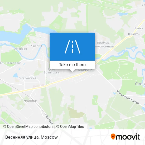 Весенняя улица map