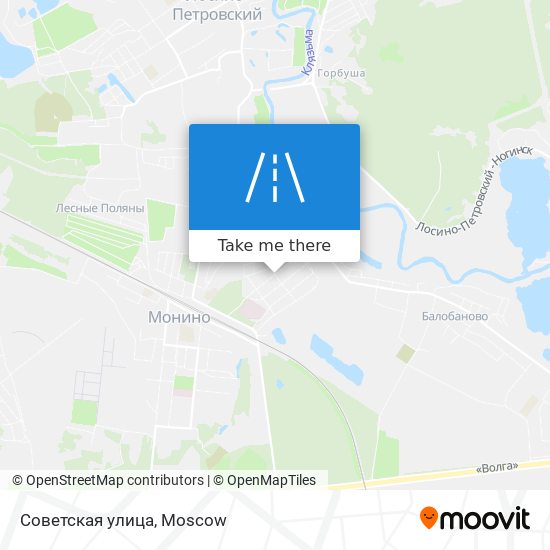 Советская улица map