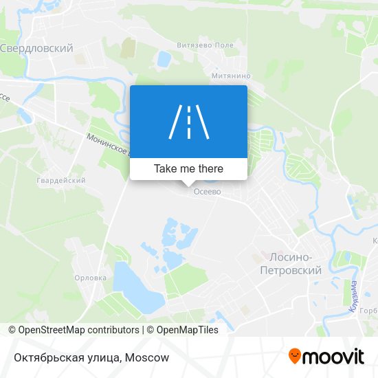 Октябрьская улица map