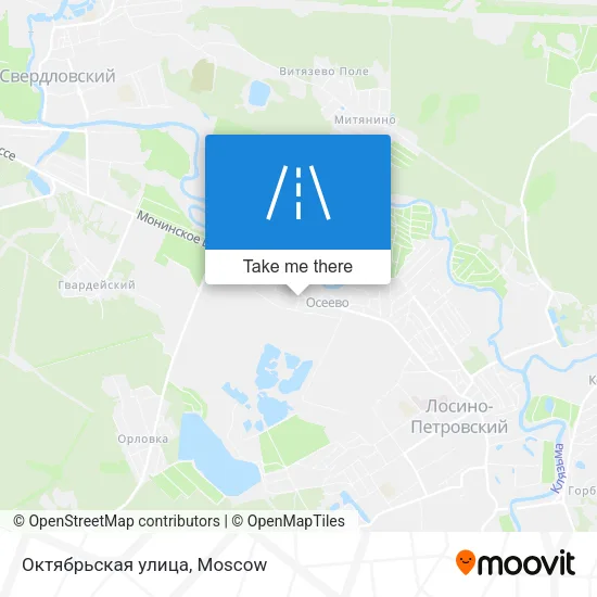 Октябрьская улица map