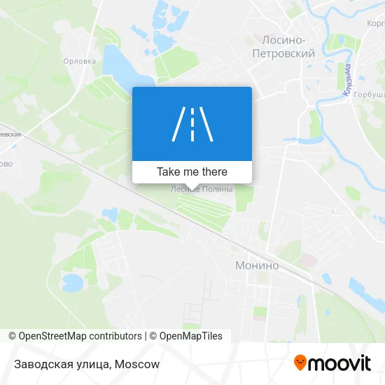 Заводская улица map