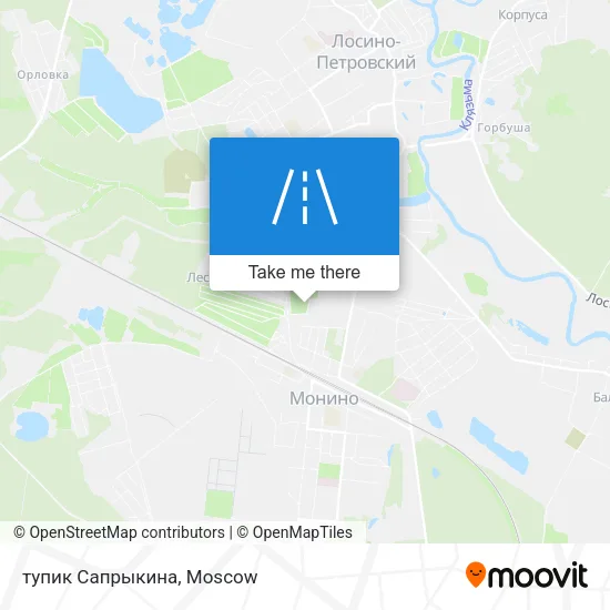 тупик Сапрыкина map