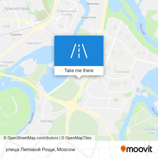 улица Липовой Рощи map
