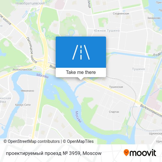 проектируемый проезд № 3959 map