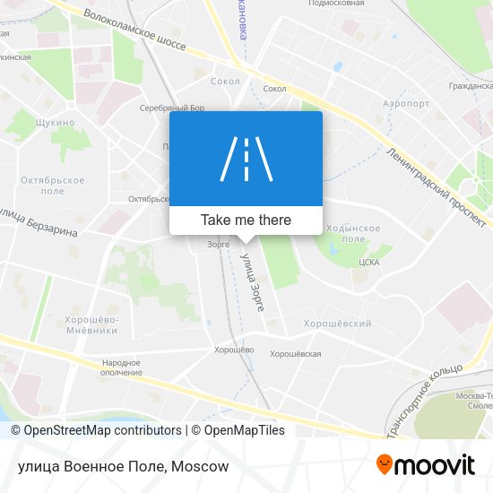 улица Военное Поле map