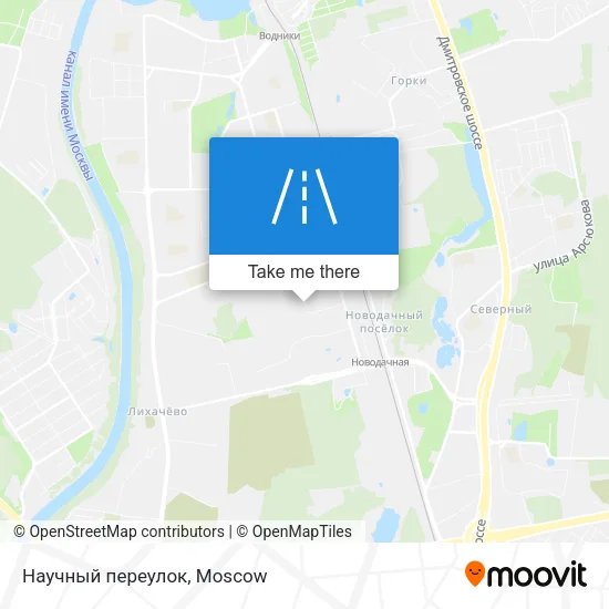 Научный переулок map