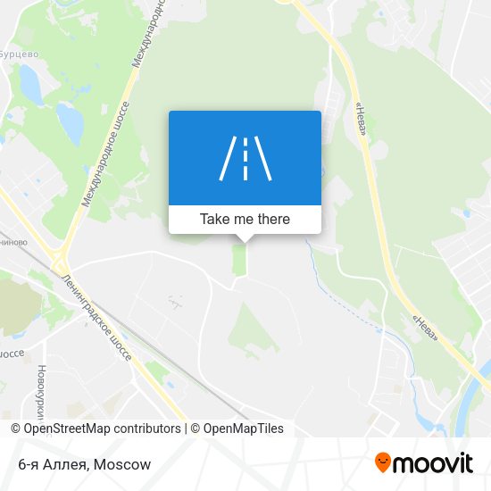 6-я Аллея map