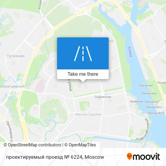 проектируемый проезд № 6224 map