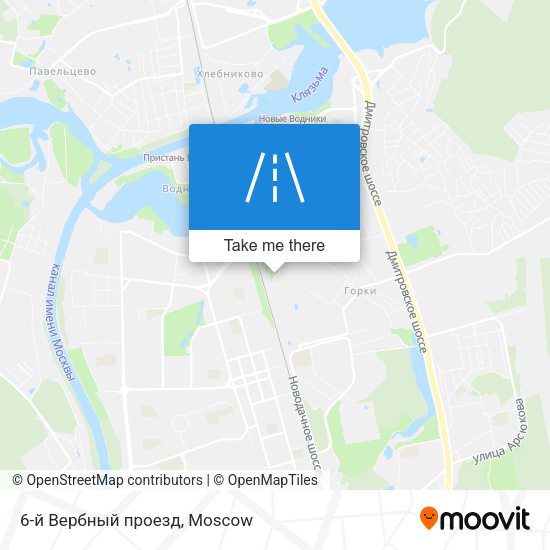 6-й Вербный проезд map