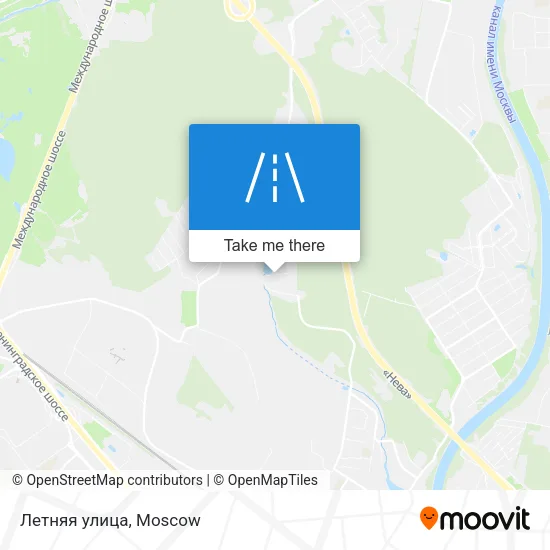 Летняя улица map