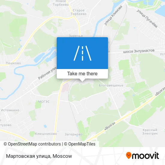 Мартовская улица map