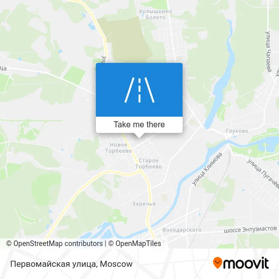 Первомайская улица map
