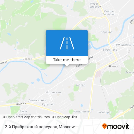 2-й Прибрежный переулок map