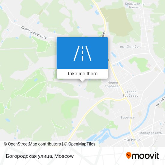 Богородская улица map