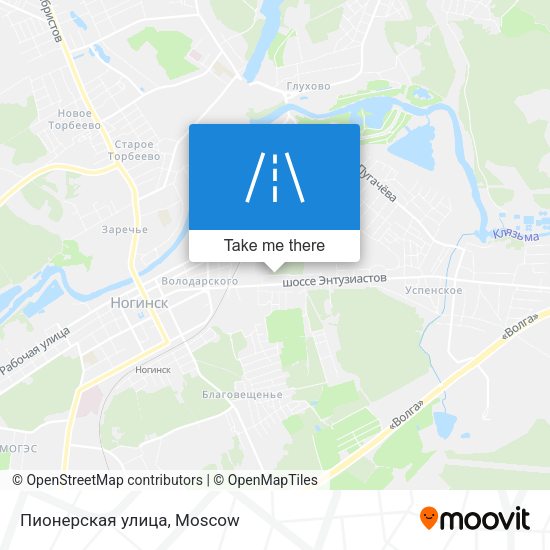 Пионерская улица map