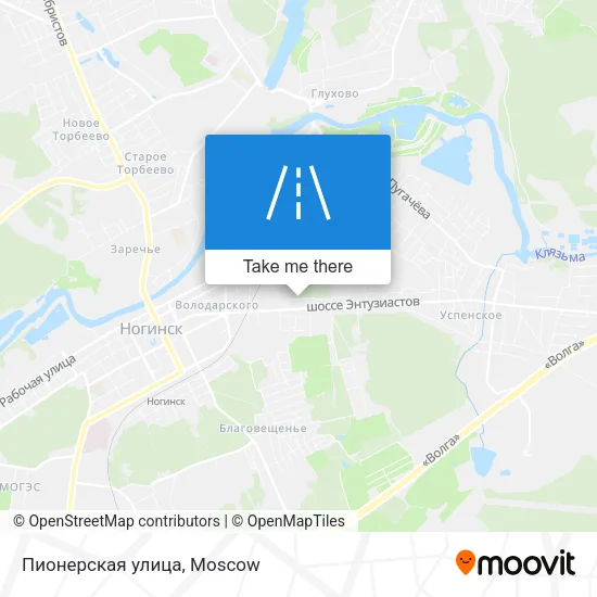 Пионерская улица map