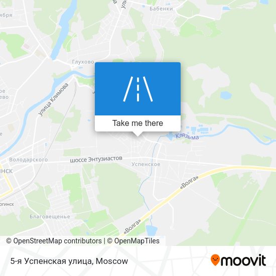 5-я Успенская улица map