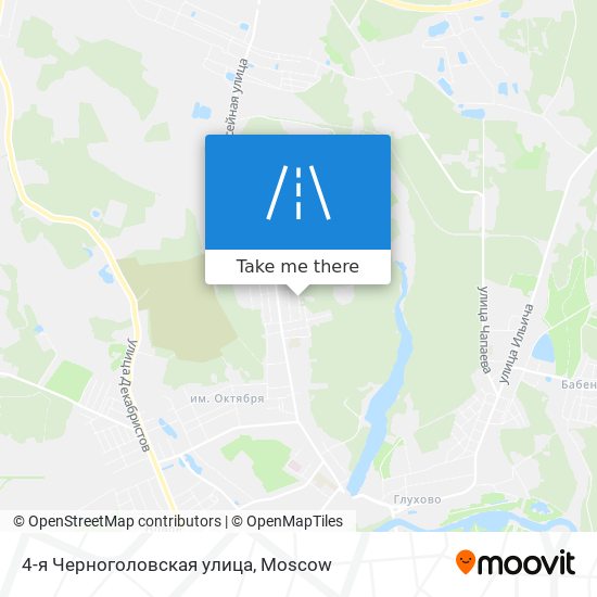4-я Черноголовская улица map