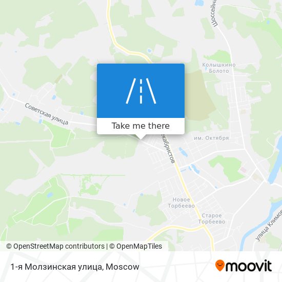 1-я Молзинская улица map