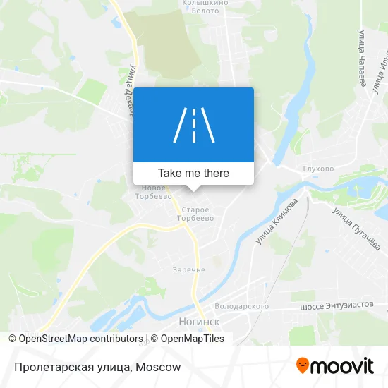 Пролетарская улица map