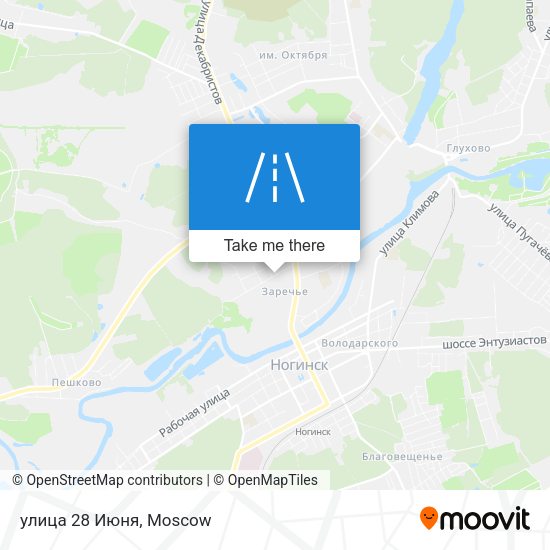 улица 28 Июня map