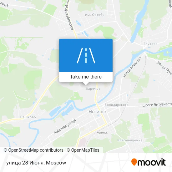 улица 28 Июня map
