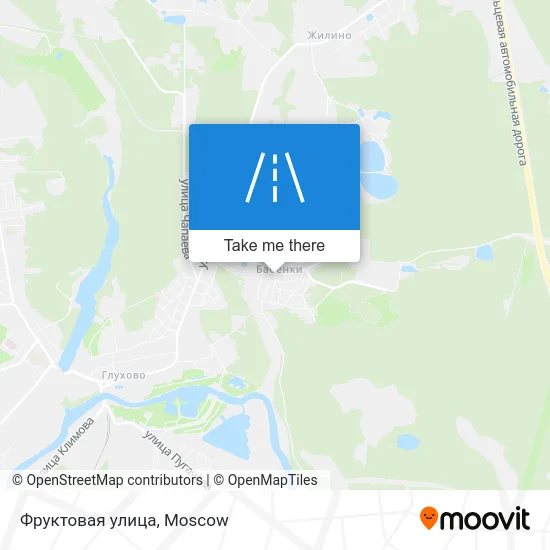 Фруктовая улица map