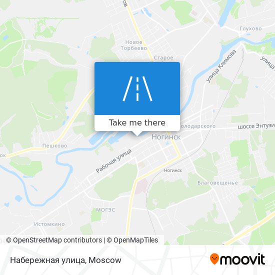 Набережная улица map