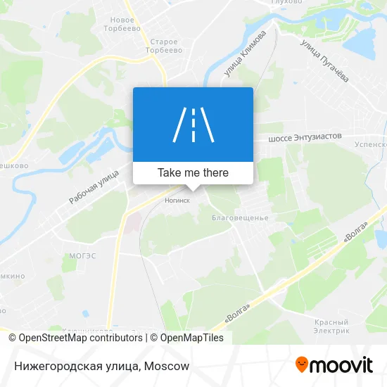 Нижегородская улица map