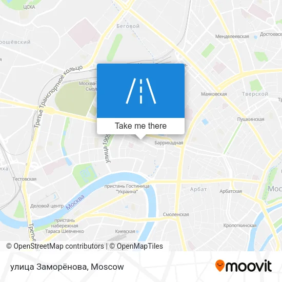 улица Заморёнова map