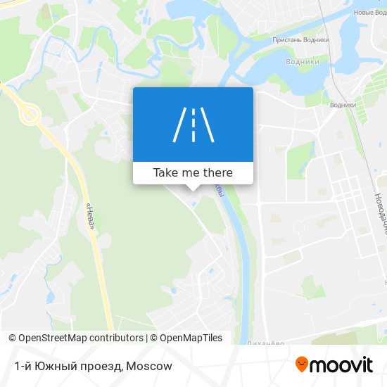 1-й Южный проезд map