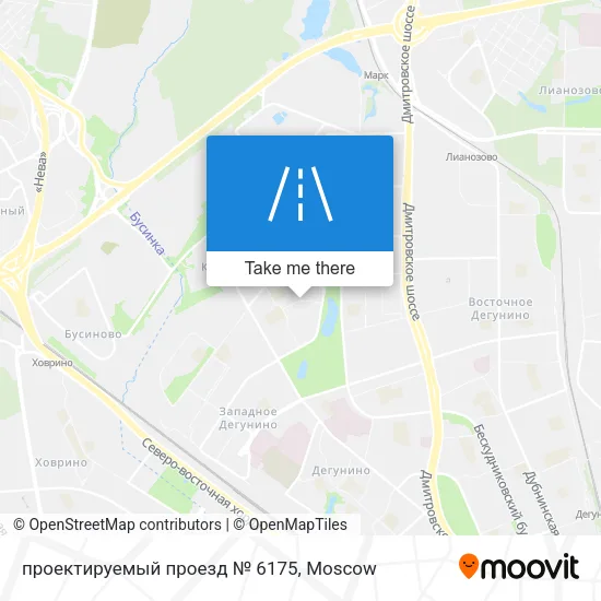 проектируемый проезд № 6175 map