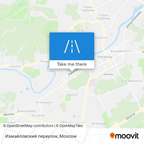 Измайловский переулок map