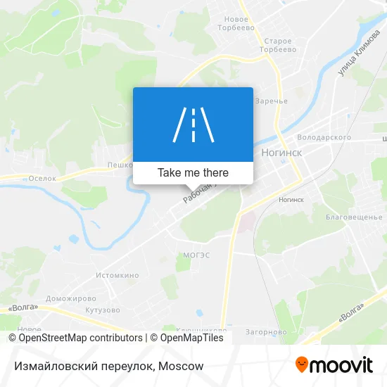 Измайловский переулок map