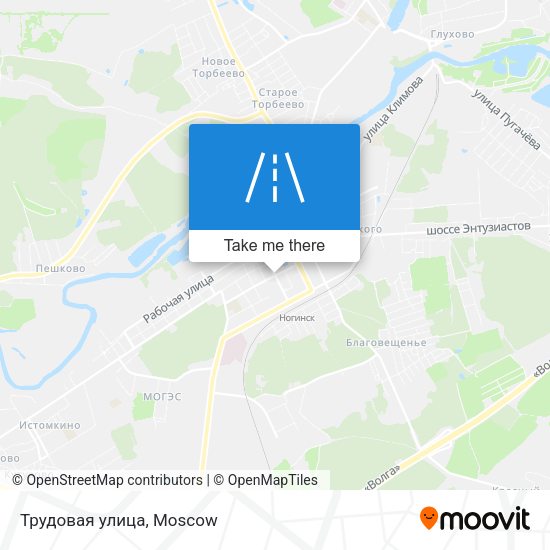 Трудовая улица map
