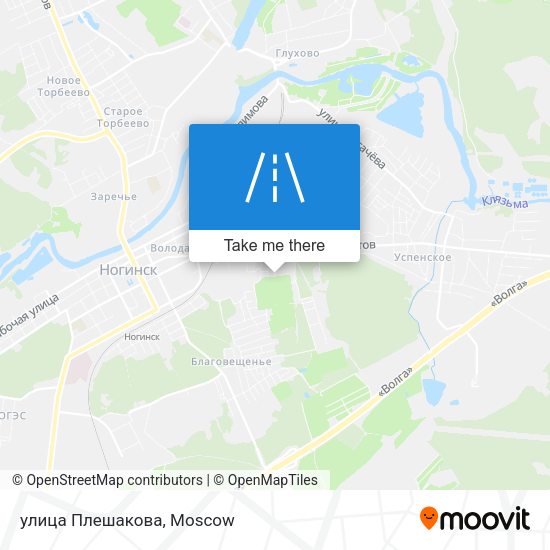 улица Плешакова map