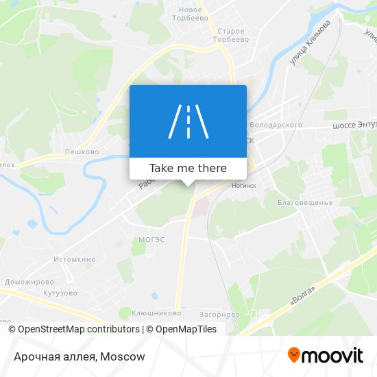 Арочная аллея map