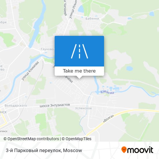 3-й Парковый переулок map