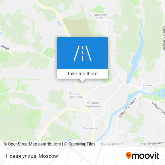 Новая улица map